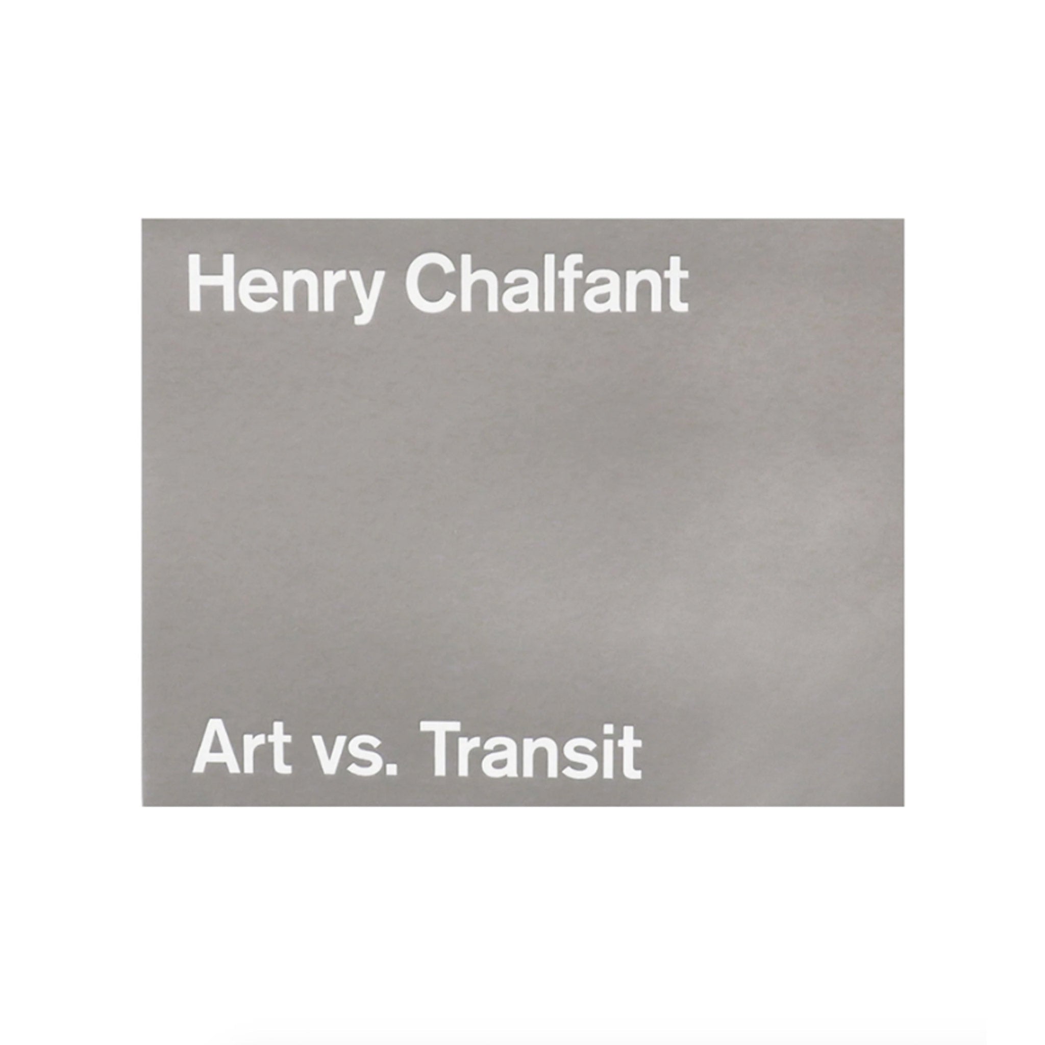 Art vs. Transit Exhibition Catalog